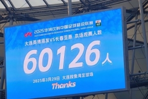 开云官方网站-中超第一主场？大连英博队史中超首个主场，现场球迷60126人